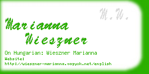 marianna wieszner business card